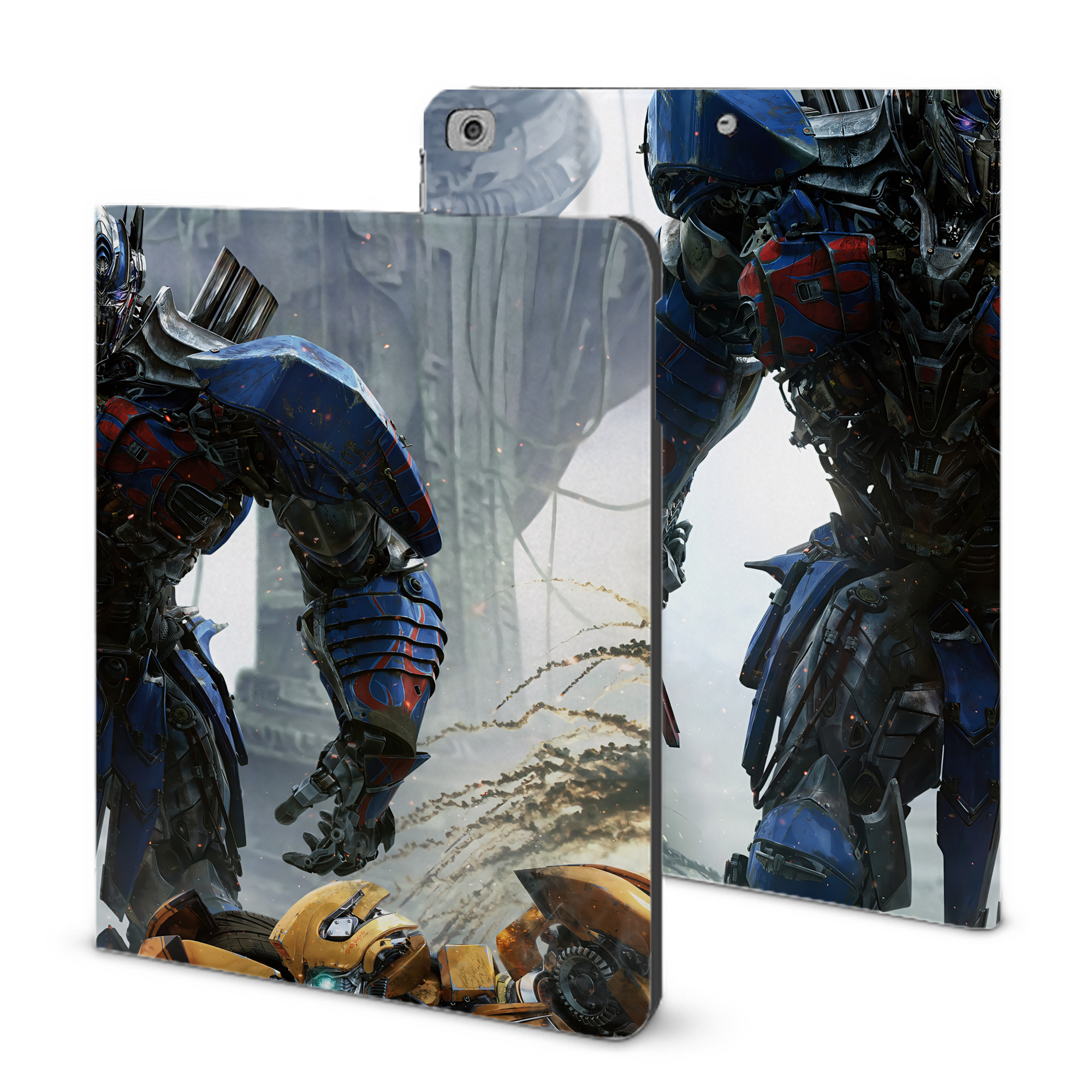 （画像用） Transformers トランスフォーマー IPad ケース ブック型 PUレザー TPU 耐衝撃 軽量 薄型 ペン収納なし 全面保護 IPad 各モデル対応